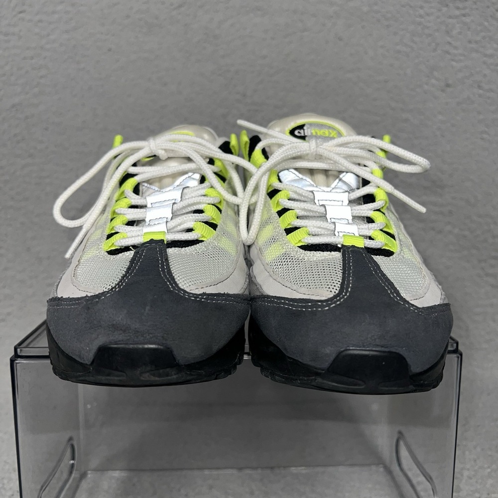 Nike Air Max 95 OG Neon 2015 Womens Sz 8 Mens Sz 6.5 Gray Volt Green 307960-002 - Picture 3 of 7